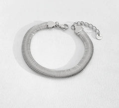 Electroplated Stainless Steel Bracelet – Simple Style