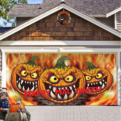 Halloween Misty Forest Garage Door Banner