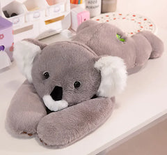 Lying Bear Koala Dinosaur Plush Toy         MyDogToysFoodTraining.com