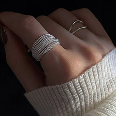 Minimalist Multi-Layer Winding Ring