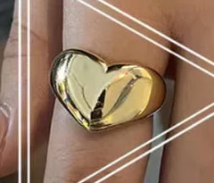 Creative Love Gold Ring