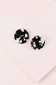 Circle Stud Earrings