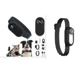 Wireless Pet Collar Camera - Indoor & Outdoor Recording for Cats and Dogs                            MyDogToysFoodTraining.com