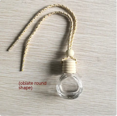 Hanging Glass Car Perfume Bottle Rearview Mirror Pendant