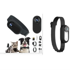 Wireless Pet Collar Camera - Indoor & Outdoor Recording for Cats and Dogs                            MyDogToysFoodTraining.com