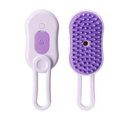 Steam Cleaning/Massaging Brush for Pets                                                         MyDogToysFoodTraining.com