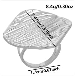 Women's 304 Stainless Steel Ring – European & American Fashion