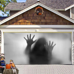 Halloween Misty Forest Garage Door Banner