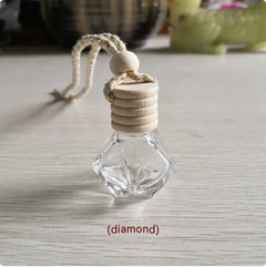 Hanging Glass Car Perfume Bottle Rearview Mirror Pendant