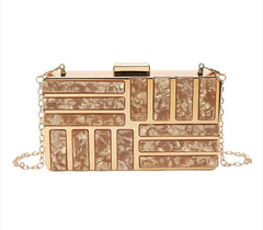 Stylish Square Acrylic Clutch Bag for Women