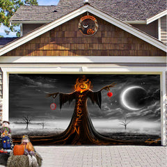 Halloween Misty Forest Garage Door Banner