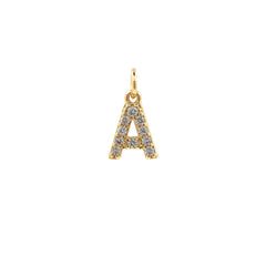 A-Z Initial Zirconia Charm Bracelet for Women