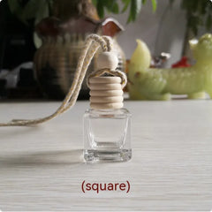 Hanging Glass Car Perfume Bottle Rearview Mirror Pendant