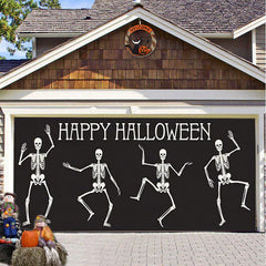 Halloween Misty Forest Garage Door Banner