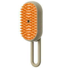 Steam Cleaning/Massaging Brush for Pets                                                         MyDogToysFoodTraining.com