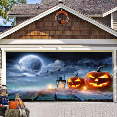 Halloween Misty Forest Garage Door Banner