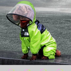 Dog Reflective Raincoat                                                 MyDogToysFoodTraining.com