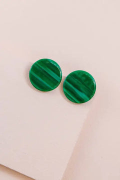 Circle Stud Earrings