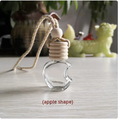 Hanging Glass Car Perfume Bottle Rearview Mirror Pendant