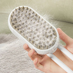 Steam Cleaning/Massaging Brush for Pets                                                         MyDogToysFoodTraining.com